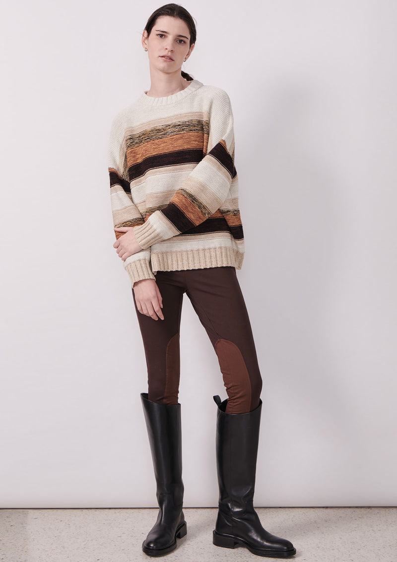 POL Clothing Tori Multi Stripe Knit