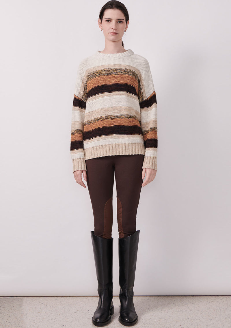 POL Clothing Tori Multi Stripe Knit