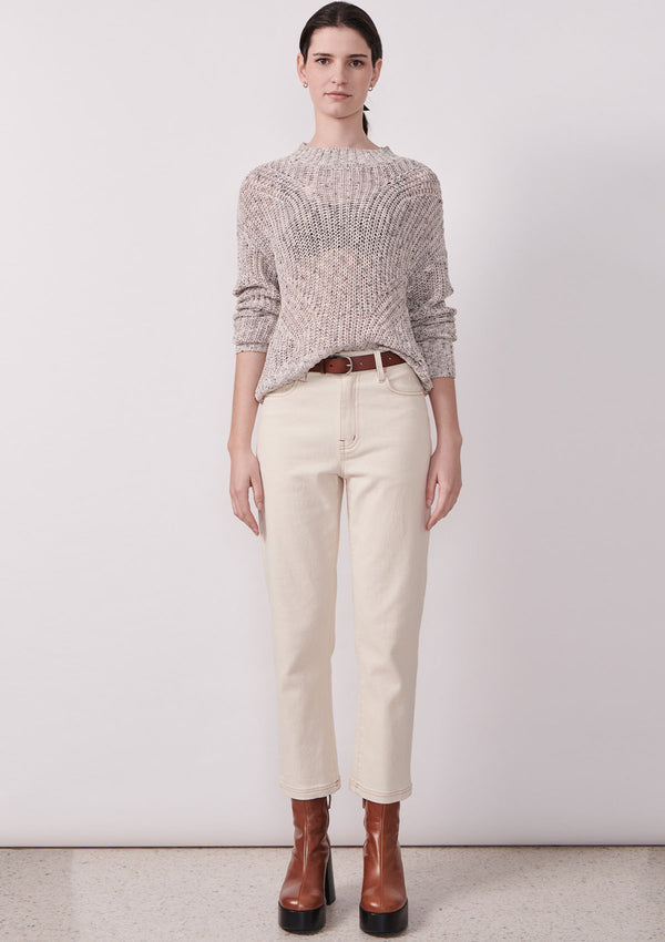 POL Clothing Dapple Ribbed Knit
