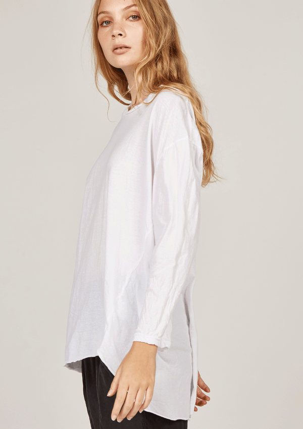 Primness Cotton Jersey LS Blanc