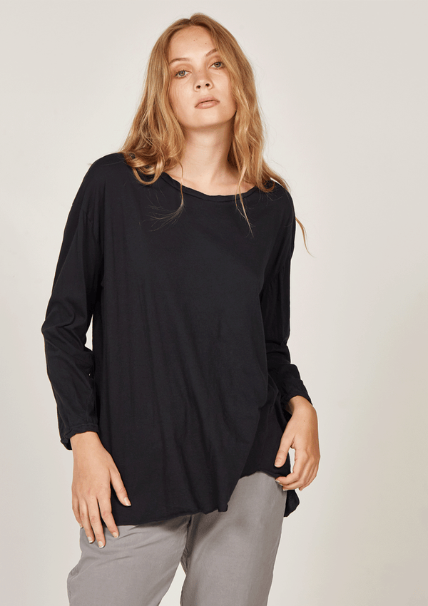 Primness Cotton Jersey LS Noir