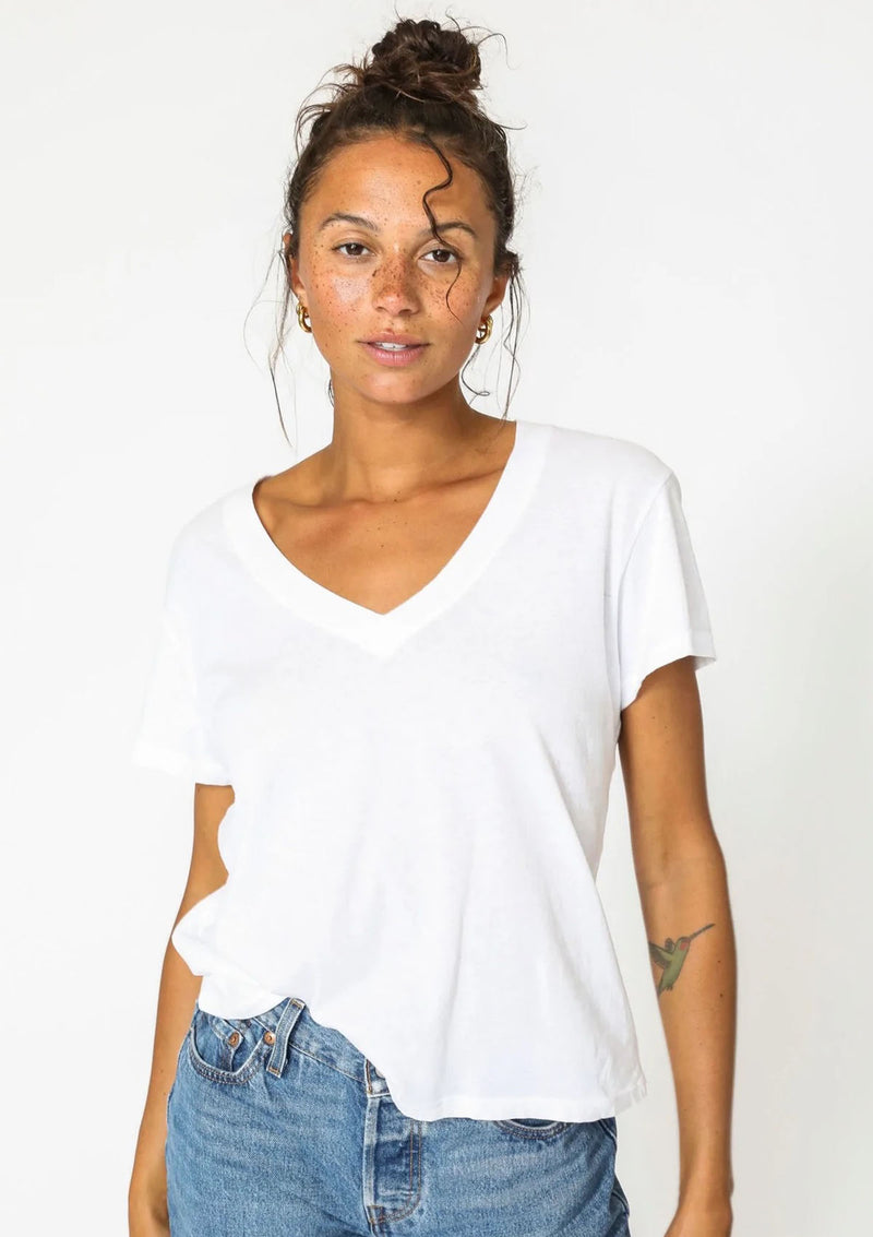 Perfect White Tee Hendrix Basic V Neck