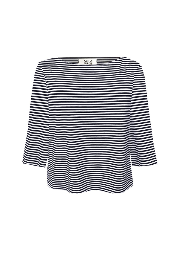 Mela Purdie Regatta Stripe Relaxed Boatneck