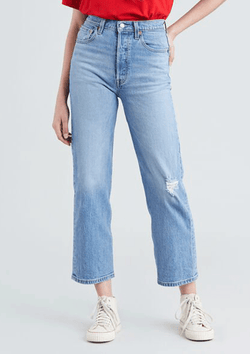 Levis Ribcage Straight Ankle Jeans
