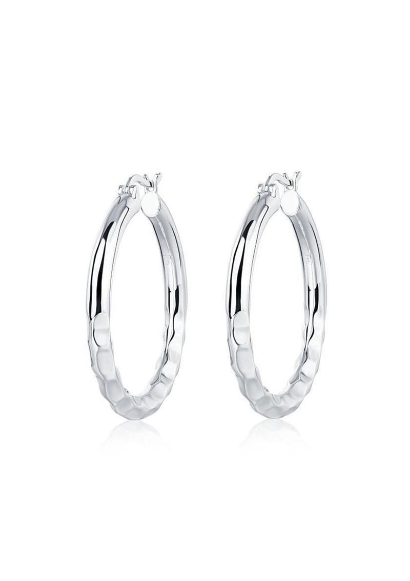 F+H Easy Ride Hammered Hoops Small