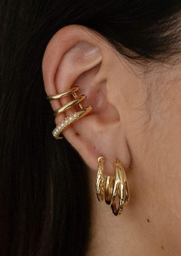 F+H Snakeskin Hoops