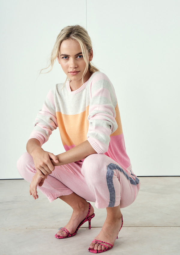 Ali Spliced Riviera Sweater