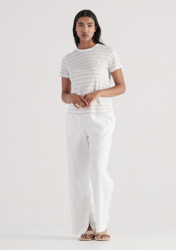 Elka Collective Stripe Linen Tee