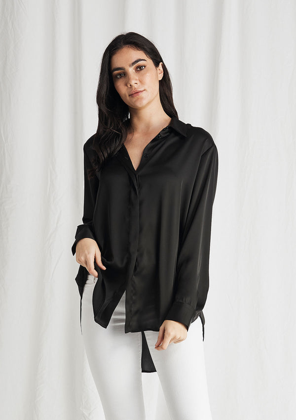 Mela Purdie Supreme Satin Soft Shirt