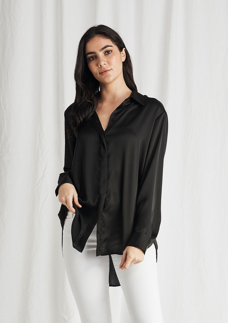 Mela Purdie Supreme Satin Soft Shirt
