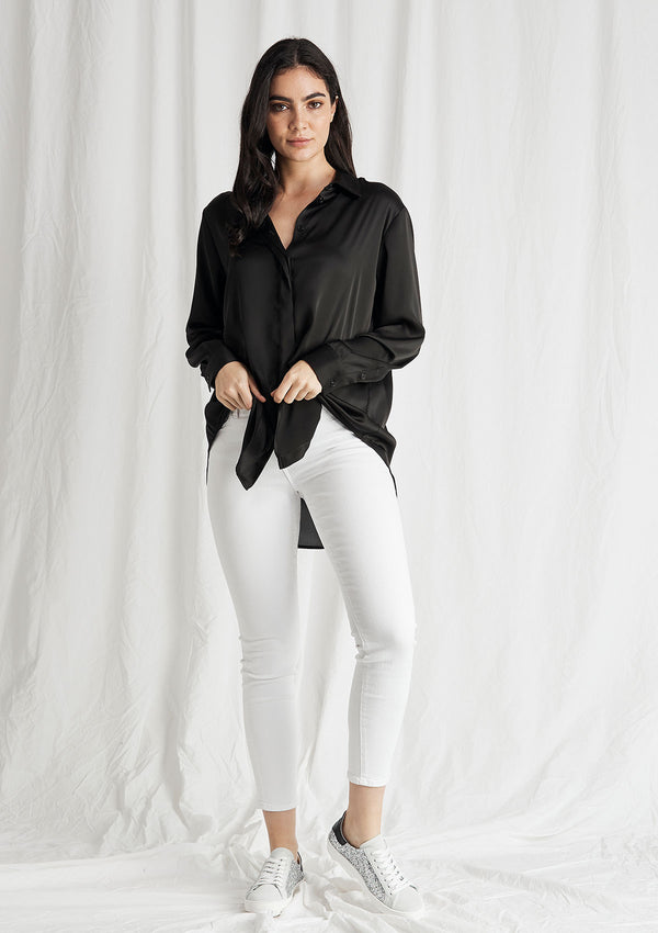 Mela Purdie Supreme Satin Soft Shirt