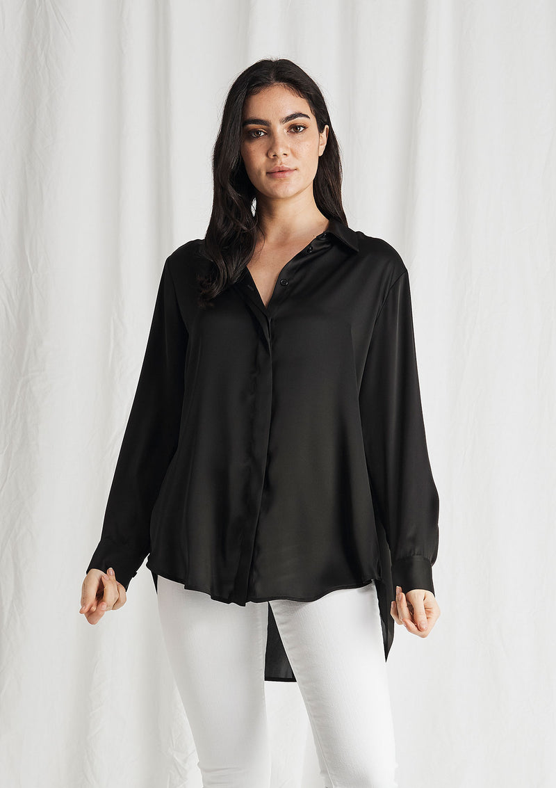 Mela Purdie Supreme Satin Soft Shirt