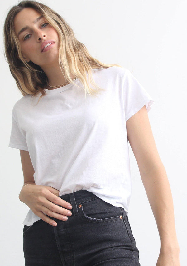 Perfect White Tee Harley Boxy Crew