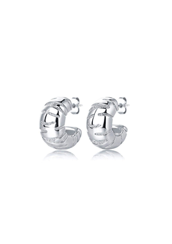 F+H Tiger Hoop Earrings