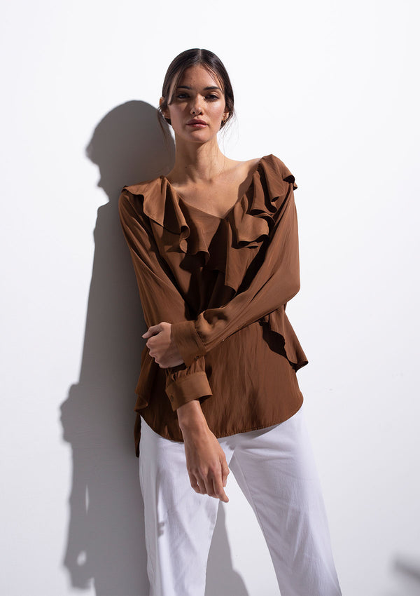 Mela Purdie Mache Scroll Blouse