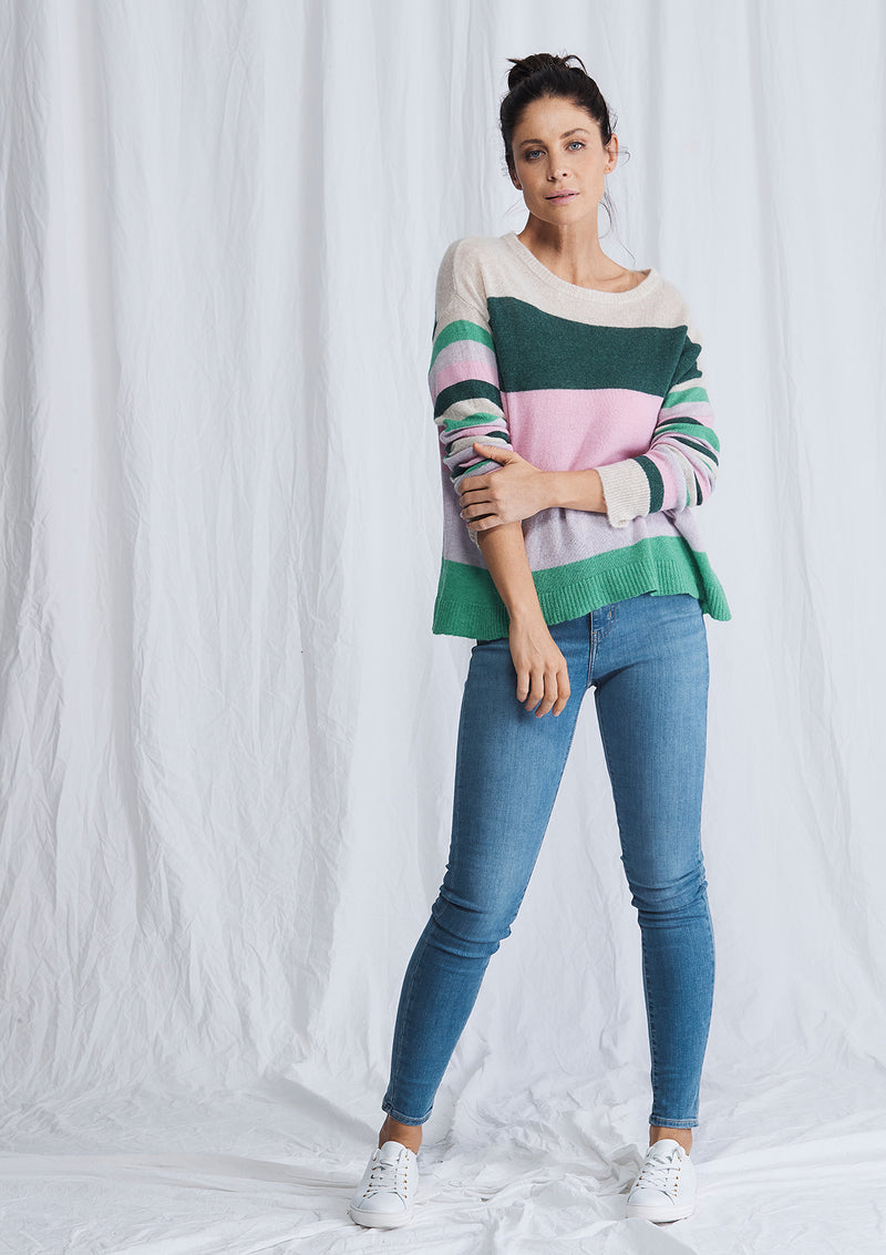 Alessandra Whitney Stripe Sweater