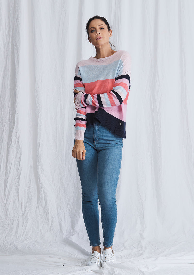 Alessandra Whitney Stripe Sweater
