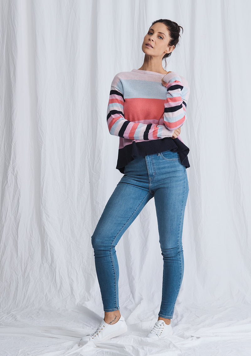 Alessandra Whitney Stripe Sweater