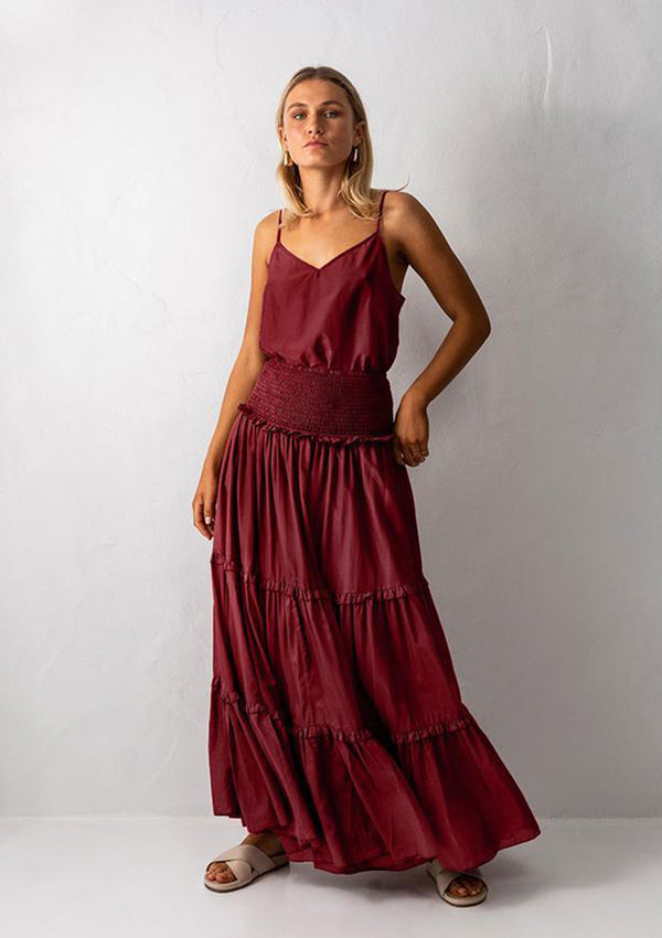 Bird & Knoll Yasmine Tierred Skirt