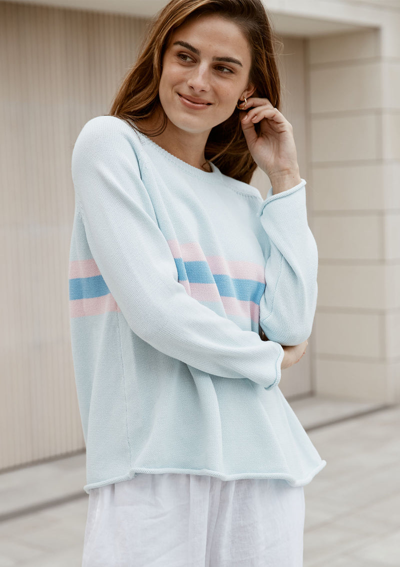 Alessandra Wonder Sweater - Baby Blue