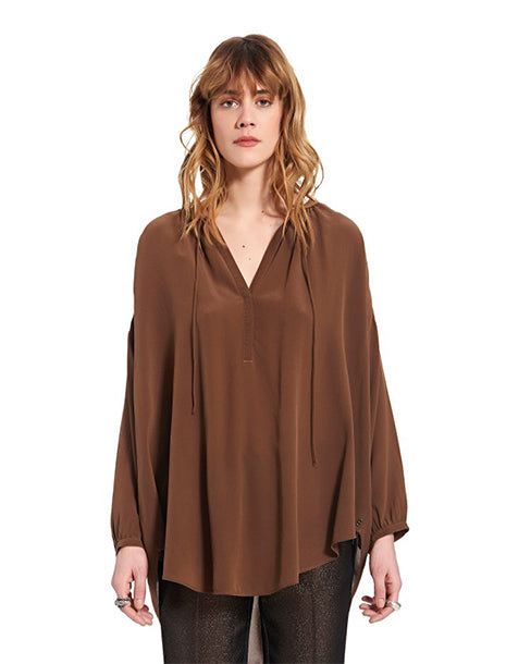 Ottodame Loose Pure Silk Blouse