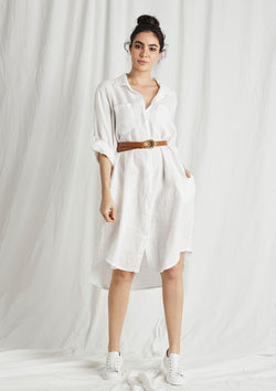 Khlassik Linen Shirt Dress