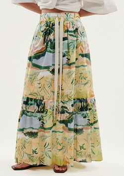 Layer'd Printed Skira Skirt